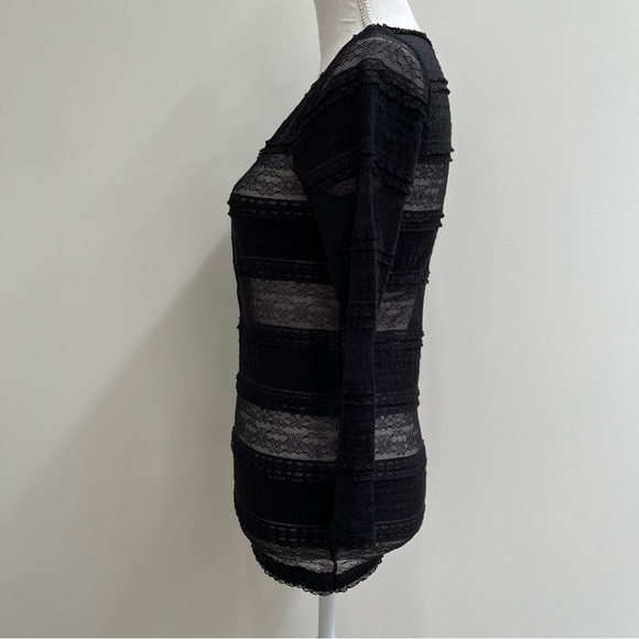 Denim & Supply Ralph Lauren Black Lace Top - Picture 4 of 8